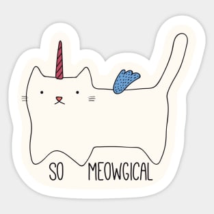So Meowgical Sticker